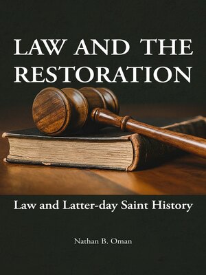 cover image of Law and the Restoration